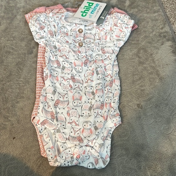 Carter’s child of mine three month set of three bodysuits New - Picture 1 of 3
